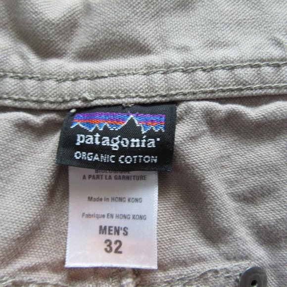 Mens Vintage Patagonia Organic Cotton Hiking Shorts Sz 32 Lot of 2 - Picture 4 of 9